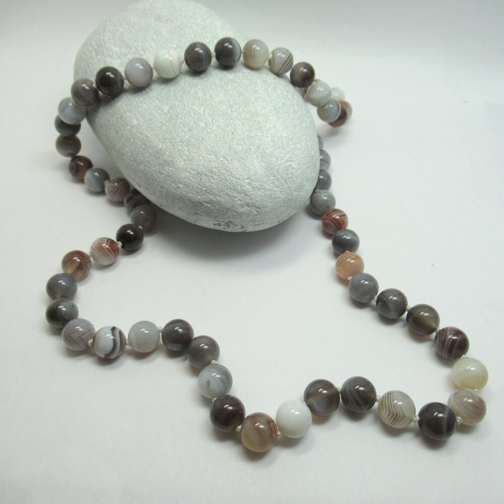 Botswana Agate Necklace - Picture 9 of 11